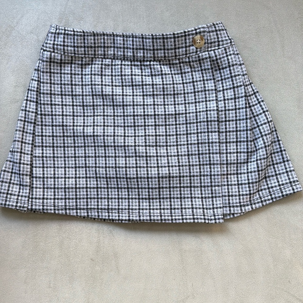 Abercrombie kids plaid skort